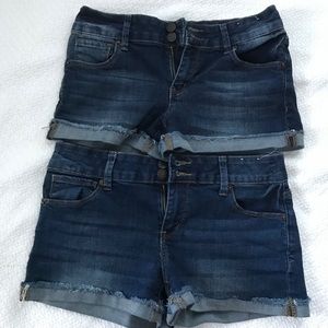 Mudd Jean Shorts (2 pair)